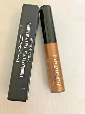 $36.95 • Buy MAC Liquidlast Liner~NAKED BOND~ Liquid Eyeliner Warm Copper Metallic GLOBAL!