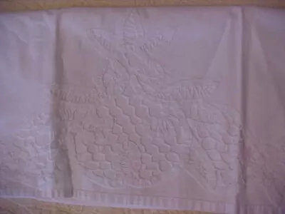 Pair Vintage  Cutwork Pillowcases Flowers • $12.99