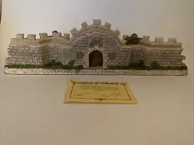 David Winter Cottages  THE CASTLE WALL  1994 Boxed With COA • £53.02