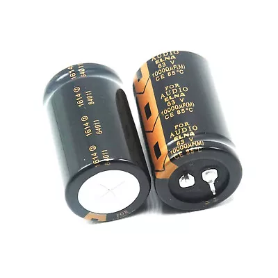 2pcs ELNA 10000uf 63V LAO High-END Audio Filter Electrolyte Capacitor • $14.54