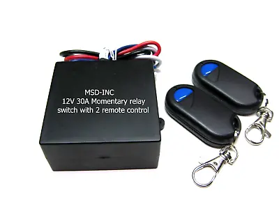 12V 30A 0v Output Switch With 2 MOMENTARY Remote Control RX101M2 • $24
