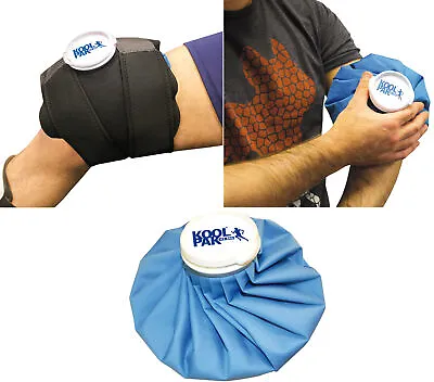 Koolpak Ice Bag - Cold Therapy Treatment | S M L | Optional Wrap | 1 - 10 Packs • £6.69