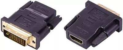 DVI-D Male To HDMI Female Video Adapter Digital Converter For TV Monitor Screen • $3.95