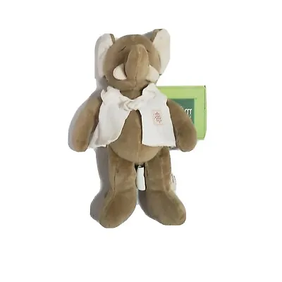 MiYim Plush Simply Organic Elephant Baby Toddler Stuffed Animal Toy 10  Soft NEW • $13.30