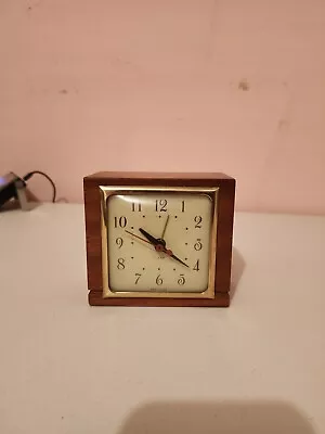 Vintage Wood Electric Clock • $7