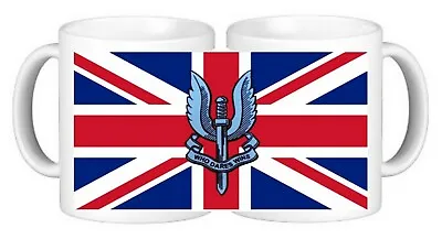£9.99 • Buy Special Air Services SAS Union Jack Military Ceramic Coffee Mug And Coaster