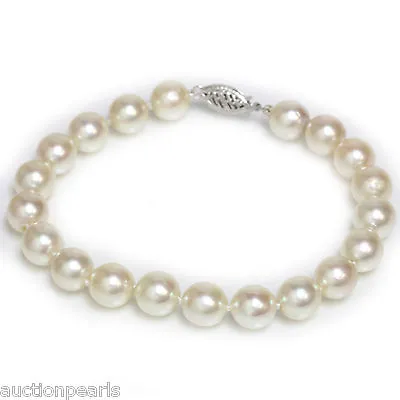 $240 • Buy Saltwater  Akoya Pearl  Bracelet  8 - 8.5  14kt  7  1/2