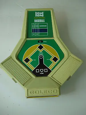 Coleco Head To Head Electronic Baseball Game Working 1980’s Handheld Console • $19.99