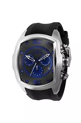 Invicta Men's 43637 Lupah Quartz Chronograph Grey Blue Dial Watch • $152.39