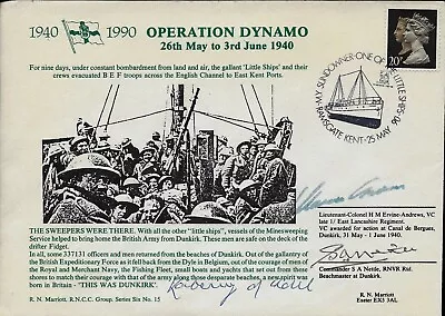 £12.50 • Buy Navy Signed Marriott Fdc Series 6 Juno Op Dynamo Trenchant Upholder Sportsman