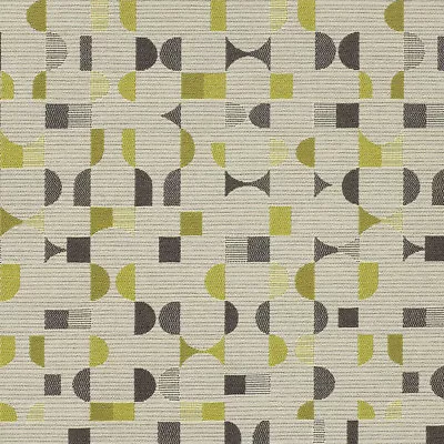 Momentum Essay Aspen Gray olive charcoal  Modern Shapes Upholstery Fabric • $16.95