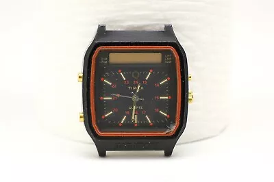 TIMEX Q Marathon V-Cell Analog Digital Men's Watch NEEDS Battery • $35