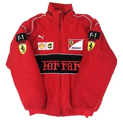 Red Formula 1 Vintage Jacket Unisex Racing Jacket Y2K 90s Racing Fan Jacket • $62