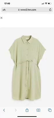 H&M Maternity Shirt Dress Size Large • £2