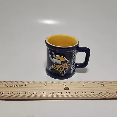 VINTAGE NFL Minnesota Vikings Ceramic Mug Shot Glass Memorabilia • $6.50