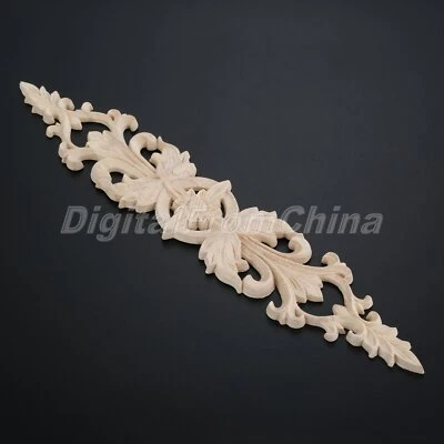 $5.12 • Buy Fashion Wood Carved Decal Door Furniture Onlay Applique DIY Home Decor 33*6cm