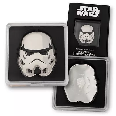 2021 Niue 1 Oz Silver Stormtrooper Star Wars - Faces Of The Empire Shaped Coin • $79.95