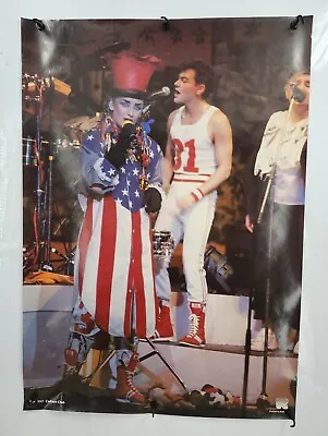 Vintage Poster Boy George Culture Club 80s Pop Music 23.5x33.5  On Stage Concert • £17.36