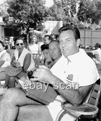 George Montgomery  Candid Short Shorts Palm Springs     8x10 Photo • $14.99
