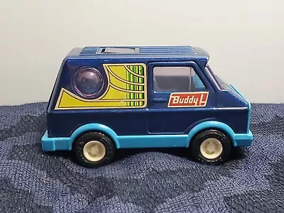 Vintage Buddy L Bubble Van Made In Japan Blue With Yellow Green Decal  • $17.99