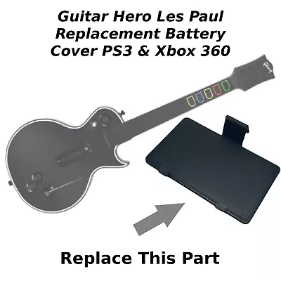 Guitar Hero Les Paul Replacement Battery Cover PS3 Xbox 360 95121.805 95123.805 • $8.89