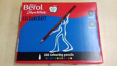 £27.43 • Buy Berol Colourcraft Coloured Pencils, Assorted Colours, Pre Sharpened, Class Pack 