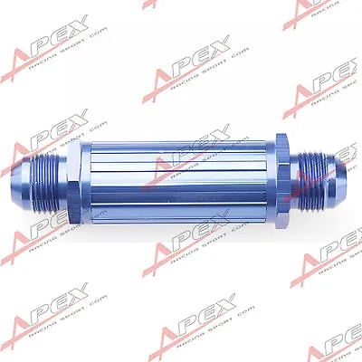 AN-6 AN6 6AN Blue Anodised Billet Magnetic Fuel Filter 30 Micron  • $9.99