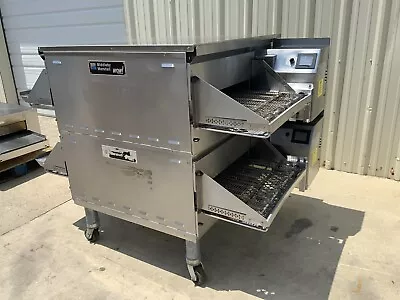 2019 Middleby Marshall PS638G Gas Impingement Conveyor Pizza Oven Double Stack 8 • $10750