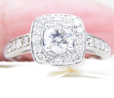 $51 • Buy Valuation$2500 Genuine 0.52ct Diamond Ring 9K White Gold