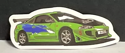 3  Mitsubishi Eclipse  Fast N Furious  Green Car Vinyl Sticker • $5