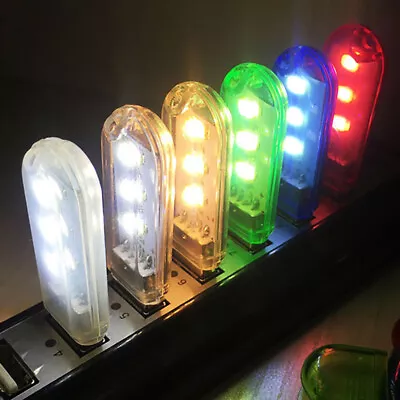 USB Colorful Smart Voice Control Night Light Eyes Protection Sensor Lamp Bh • $1.51