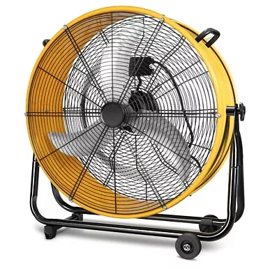 24 InchFloor Fan Heavy Duty  3 Speed Metal Industrial Drum Fan • $119