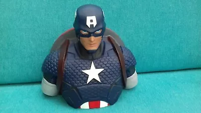 Captain America Avengers Marvel Bust Bank 8  Money Coin Piggy Semic NEW • £30