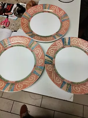 Corelle Vintage 10  Dinner Plates-Sand Art Pattern (Lot Of 7) • $50