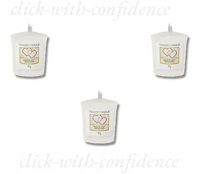 3 X Yankee Candle Snow In Love 49g • £8.99