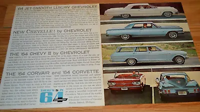 ★1964 Chevy Corvette Impala Chevelle Ss Nova Original Large Advertisement Ad 64 • $14.99