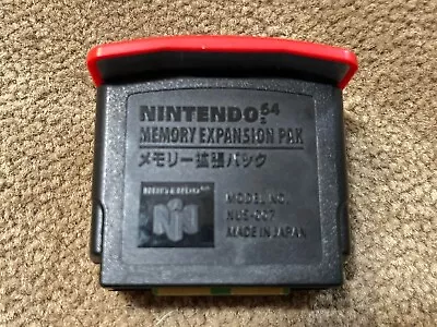 Nintendo 64 Expansion Pak Pack Official N64 Memory Pack OEM Original NUS-007 • $40