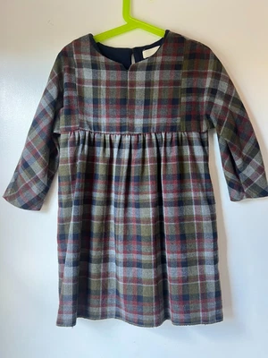 $7 • Buy Zara Girls Plaid Dress With Pockets!  - Size 6