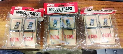 D-CON Mouse Traps Snap Action Disposable 2-pack NOS • $12