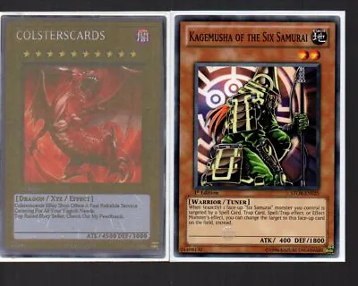 Yugioh Card - Kagemusha Of The Six Samurai STOR-EN025 1st Edition • $3.02