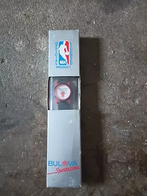 Vintage Chicago Bulls Bulova Sportstime Watch NIB Needs Battery  • $39.99