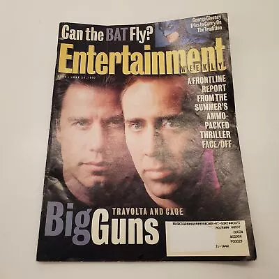 Entertainment Weekly June 20 1997 Travolta & Cage Big Guns Vintage Magazine • $9.99