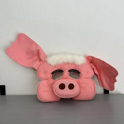 VTG Creepy Miss Piggy Pig Mask Hysteria Halloween Horror Cosplay 80s • $75