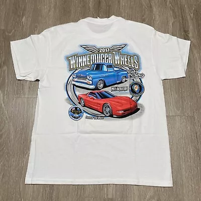 Classic Car Shirt L 2017 Nevada Cruising' The Mucc Winnemucca Wheels Tee • $11.99