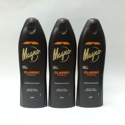 Magno Classic Original Shower Gel By La Toja For Men 18.5 Fl Oz - Lot Of 3 • $31.99