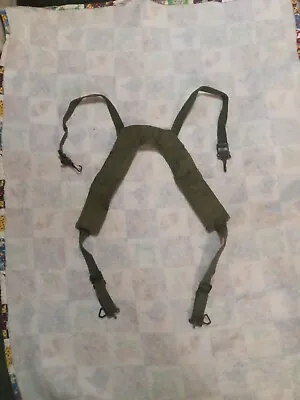 WW2 USA Military Suspenders Original Decent Condition Very Unique And Rare Htf • $36.75