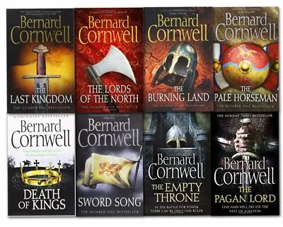 Bernard Cornwell Series 8 Books The Pagan Lord Death Of Kings The Lord Of The  • £59.99