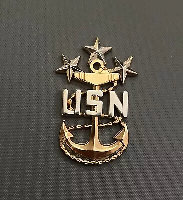 USN Master Chief Petty Officer Of The Navy Rick West 12th MCPON Challenge Coin • $325