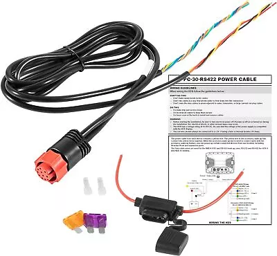 Lowrance Power/Data Cable Replacement For Hds Series 000-0127-49 PC-30-RS422 • $34.99