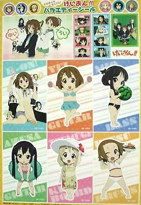 K-ON!! Sticker Sheet Promo Official Anime • $8.99